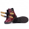 Stivaletti bambini 3015 bordeaux combinato