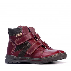 Stivaletti bambini 3015 bordeaux combinato