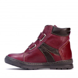 Stivaletti bambini 3015 bordeaux combinato