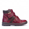 Stivaletti bambini 3015 bordeaux combinato