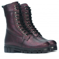 Stivali donna 3337 bordeaux perlato