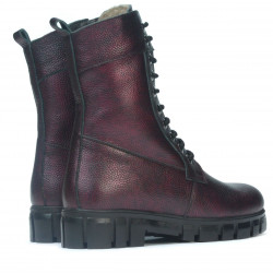 Stivali donna 3337 bordeaux perlato