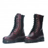 Stivali donna 3337 bordeaux perlato