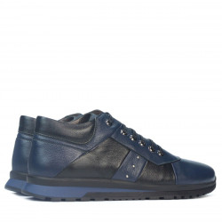 Scarpe casual uomo 4110 indaco+nero