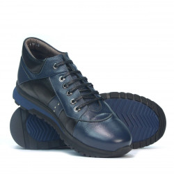 Scarpe casual uomo 4110 indaco+nero