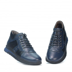 Scarpe casual uomo 4110 indaco+nero