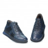 Scarpe casual uomo 4110 indaco+nero