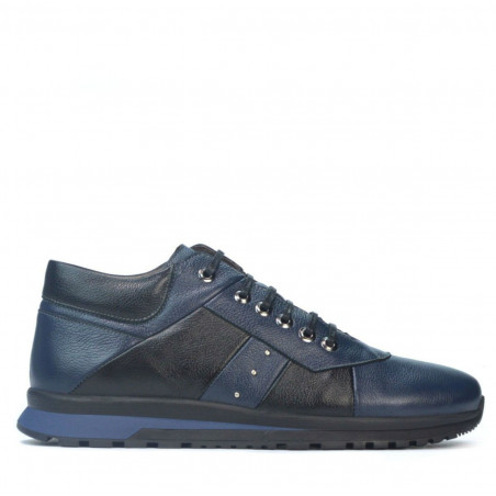 Scarpe casual uomo 4110 indaco+nero