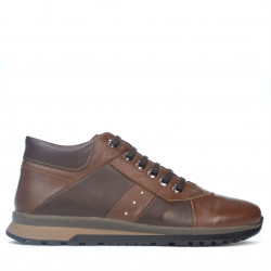 Scarpe casual uomo 4110 marrone+caffè
