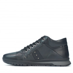 Scarpe casual uomo 4110 nero+grigio