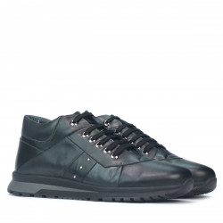 Scarpe casual uomo 4110 nero+grigio