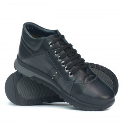 Scarpe casual uomo 4110 nero+grigio