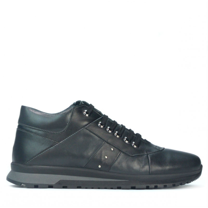 Scarpe casual uomo 4110 nero+grigio