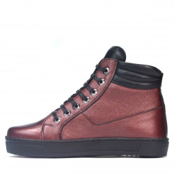 Stivaletti 3339 bordeaux perlato