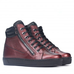 Stivaletti 3339 bordeaux perlato