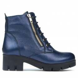 Stivaletti donna 3307 indaco perlato