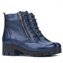 Stivaletti donna 3307 indaco perlato