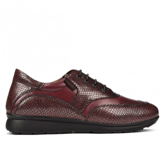 Scarpe sportive/casual donna 6005 bordeaux combinato