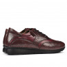 Scarpe sportive/casual donna 6005 bordeaux combinato