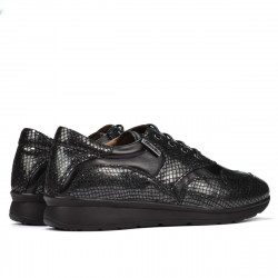 Scarpe sportive/casual donna 6005 nero combinato
