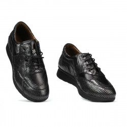 Scarpe sportive/casual donna 6005 nero combinato