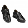 Scarpe sportive/casual donna 6005 nero combinato