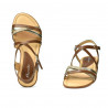 Sandali donna 5058 marrone combinato