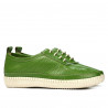 Mocassini donna 688 verde chiaro