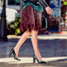 Scarpe eleganti da donna 1261 vernice verde perlato