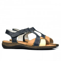 Sandali donna 5046 indaco combinato