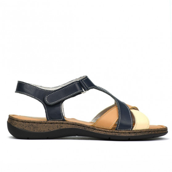 Sandali donna 5046 indaco combinato