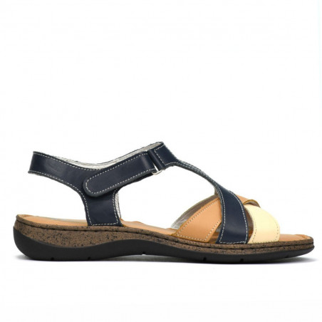 Sandali donna 5046 indaco combinato