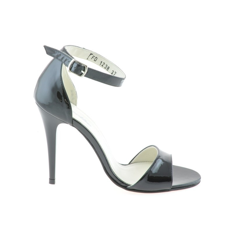Sandali donna 1238 vernice nera
