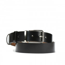 Cintura uomo 35b bicolore nero+marrone