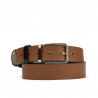 Cintura uomo 35b bicolore nero+marrone