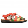 Sandali donna 5046 arancione combinato