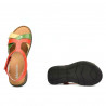Sandali donna 5046 arancione combinato