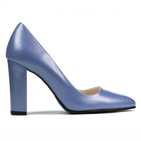 Scarpe eleganti donna 1261 blu perla