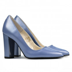 Scarpe eleganti donna 1261 blu perla
