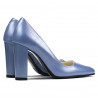 Scarpe eleganti donna 1261 blu perla