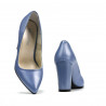 Scarpe eleganti donna 1261 blu perla