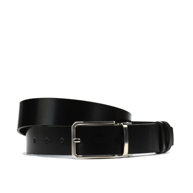 Cintura uomo 35b nero+biz nero