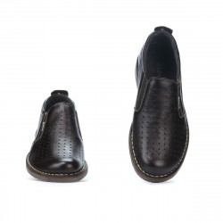 Scarpe casual uomo 7200p caffè traforato