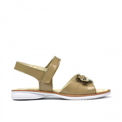 Sandali per bambini piccoli 55c vernice beige