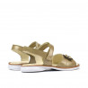Sandali per bambini piccoli 55c vernice beige