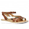 Sandali donna 5060 marrone combinato