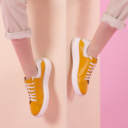 Scarpe sportive donna 6008 giallo combinato