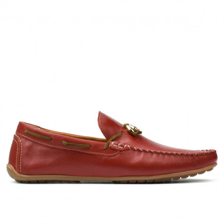 Mocassini uomo 863 rosso