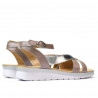 Sandali donna 5060 rosa polveroso combinato