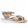 Sandali donna 5060 rosa polveroso combinato
